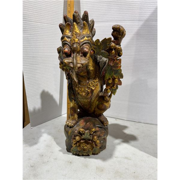 Carved dragon from Bali