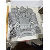 Image 1 : Large silver metal replica of coat of arms of Canada