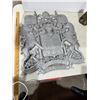 Image 2 : Large silver metal replica of coat of arms of Canada