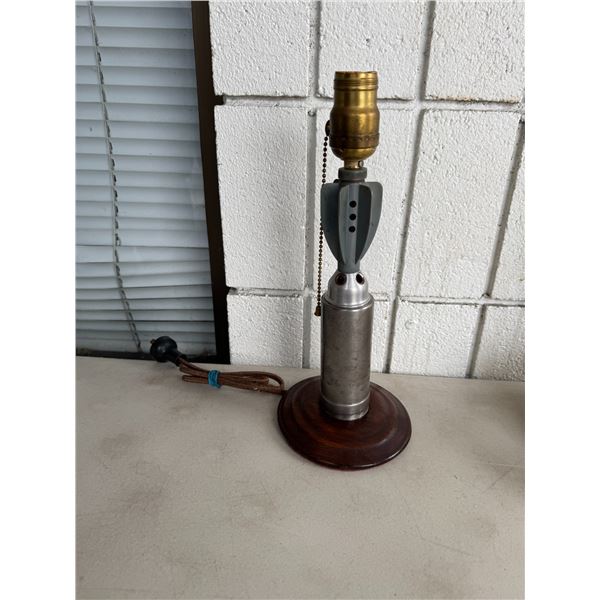 Vintage wood base and motor shell 1942