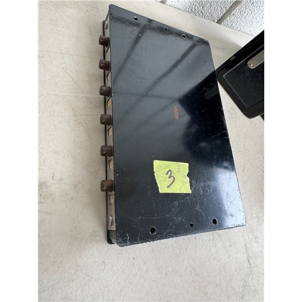 Vintage six button panel phone extension push button 6027DA