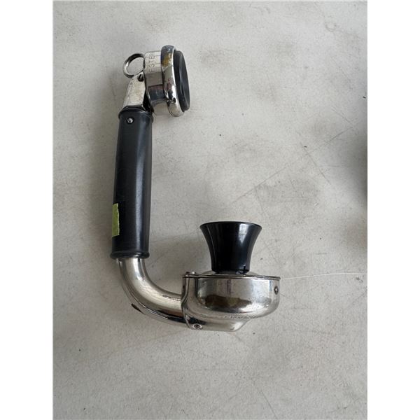 Vintage electric  Bakelite /silver hand set Patent 18 91–1907