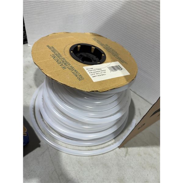 White poly tubing .375" by half inch