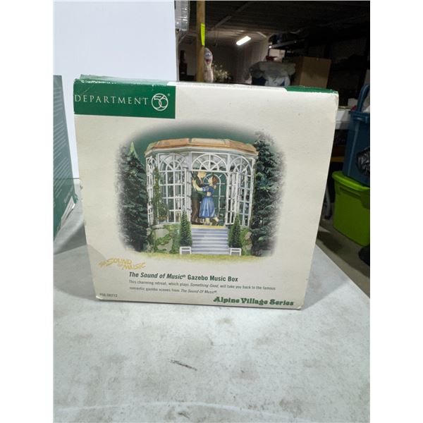 The sound of music, gazebo music box, Alpine Village series