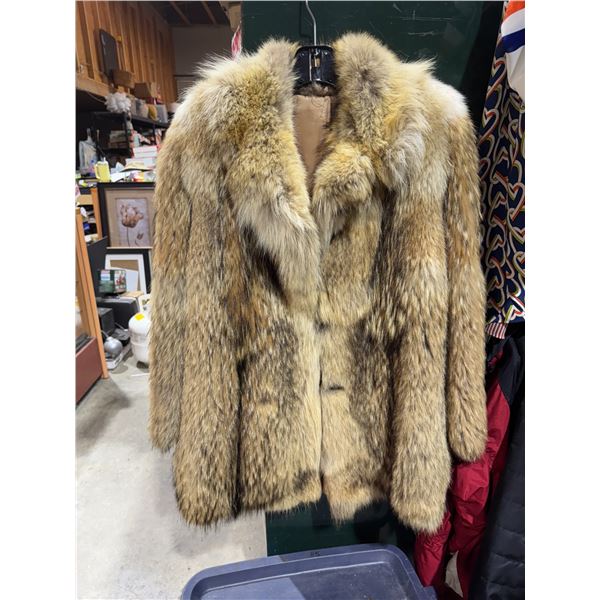 Fur coat size not shown