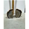Image 2 : Pair of agate book ends