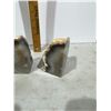 Image 3 : Pair of agate book ends