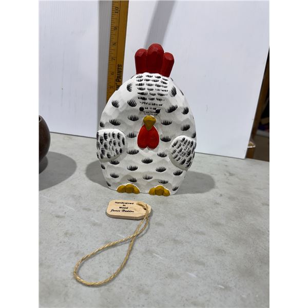 Rooster decor, handcrafted