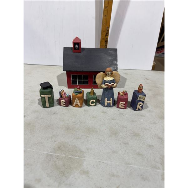 Schoolhouse the village collection teacher