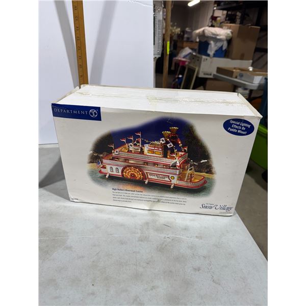 Department 56 highrollers riverboat Casino, the original Snow Village