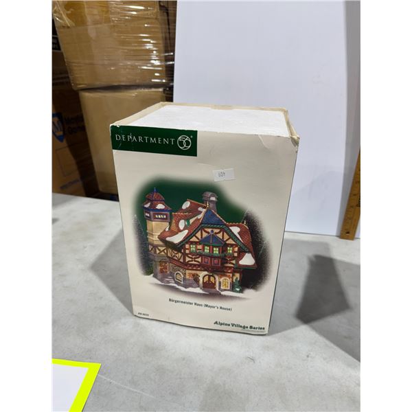 Department 56 Alpine Village series mayor's house