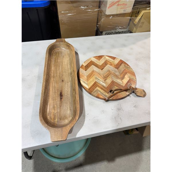 Wood, cutting board or charcuterie, board, and other wood decor