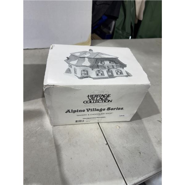 Heritage Village collection, Alpine Village, bakery, and chocolate shop