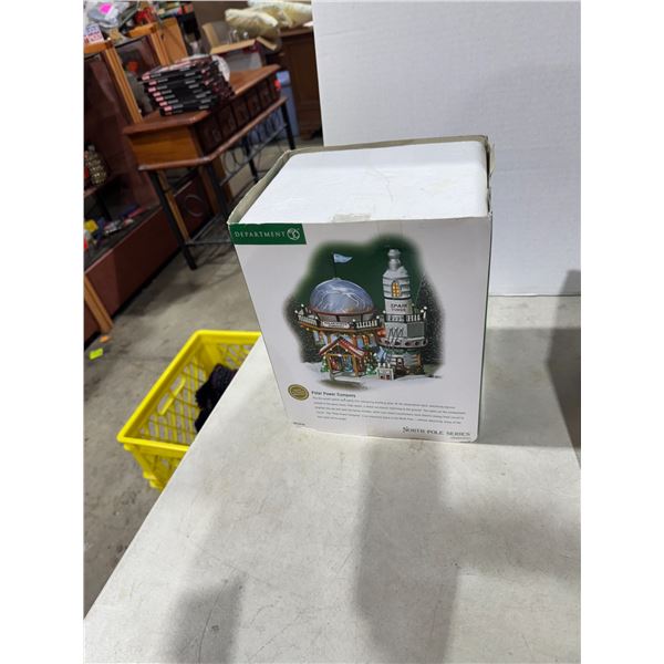 Department 56 N. pole, polar power company