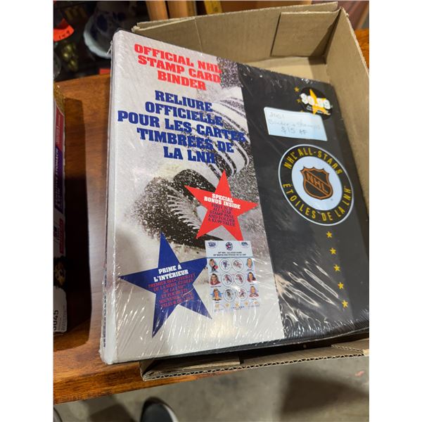 2001 binder and stamps