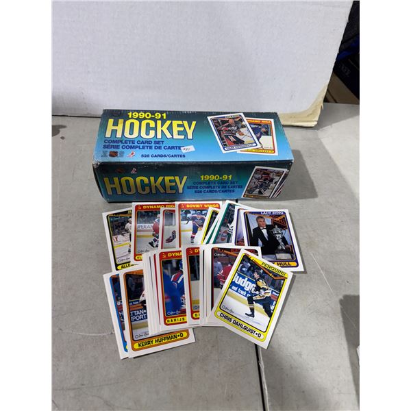 19 90–91 Hockey complete card set
