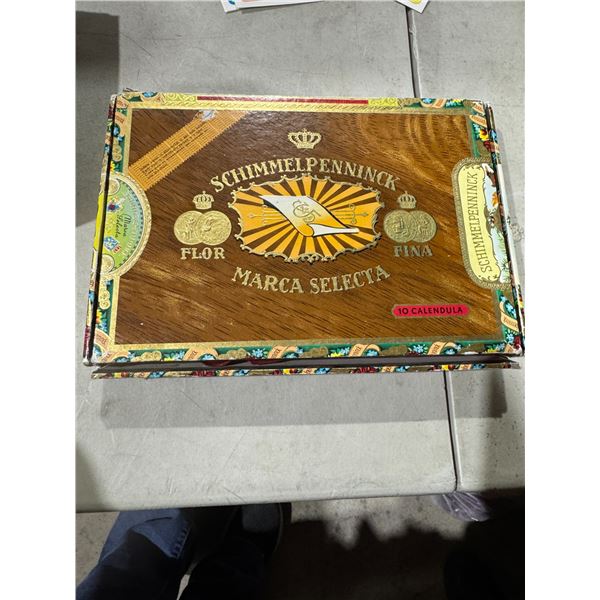 Cigar box and car sleeves