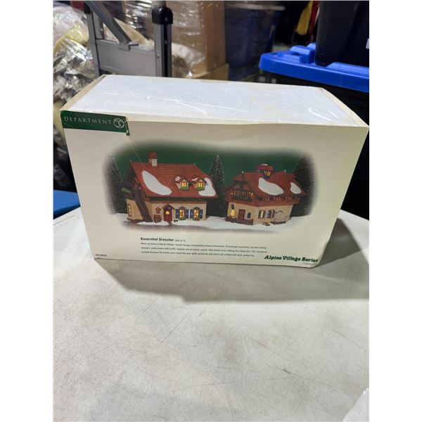 Department 56 Alpine Village series BAUERNHOF DRESCHER