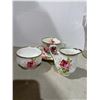 Image 2 : Royal Albert, American beauty, teacup saucer, cream, and sugar dish