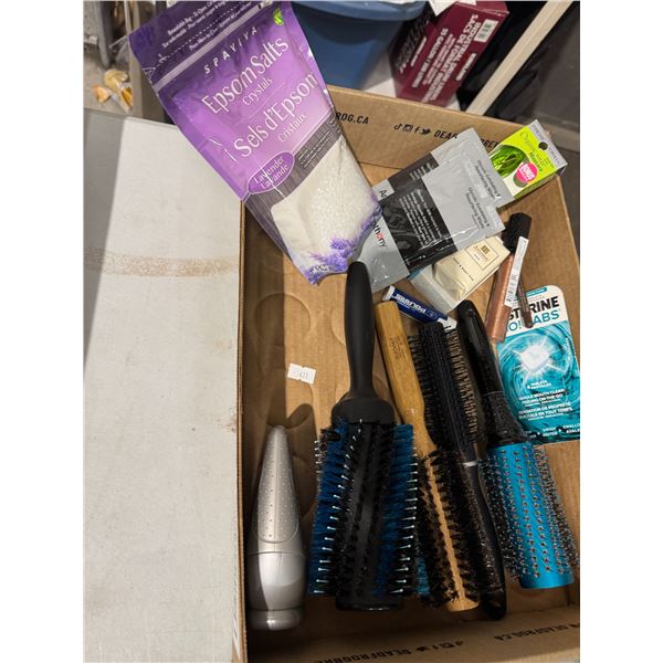 Health and beauty, products, brushes, etc.