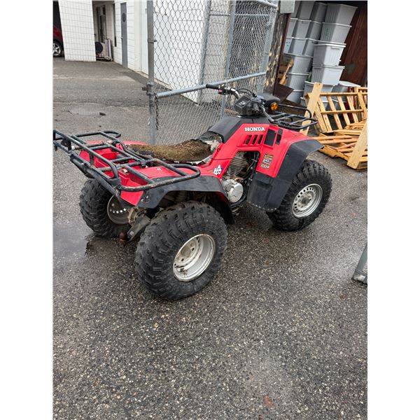 Honda fourtrax 4x4 needs work Has registration