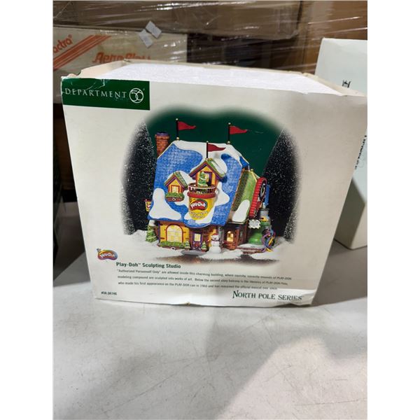 Department 56 N. Pole series Plato sculpting studio