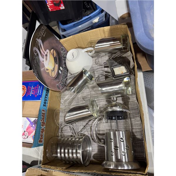 Kitchen items, glasses, etc.