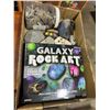Image 1 : Assorted stones and galaxy rock art item