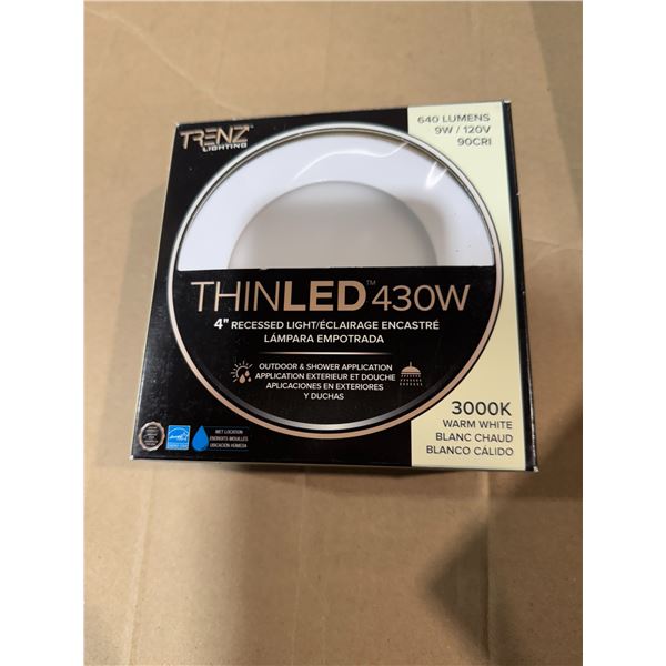 4 inch recessed light 3000 K warm white