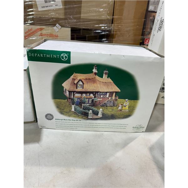 Department 56 ALDEBURG music box shop