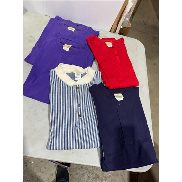 L.L. Bean shirts, size, small, and medium