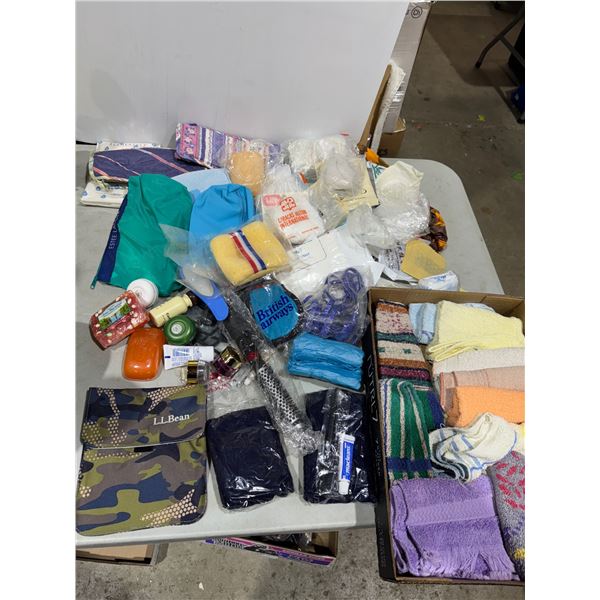 Assorted healthcare items