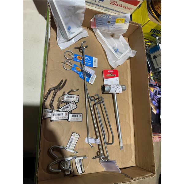 Rope Cleats shelving, pegs, and other miscellaneous items