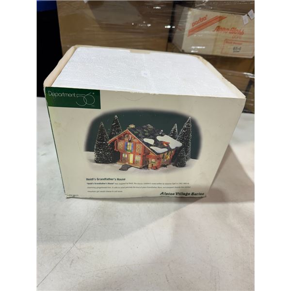 Department 56 Heidi's grandfather's house Alpine Village series