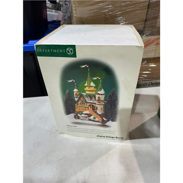 Department 56 HOFBURG castle alpine Village series