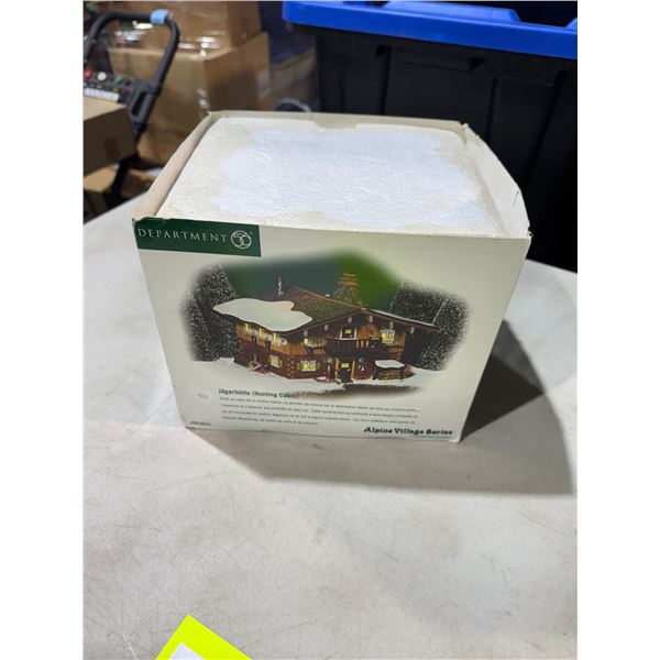 Department 56 Alpine Village hunting cabin
