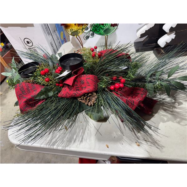 Candle centerpiece, decor