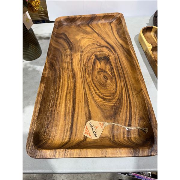 Wood tray