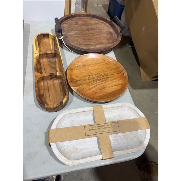 Wood trays