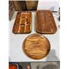 Image 1 : Wood trays