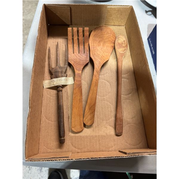 Kitchen utensils wooden