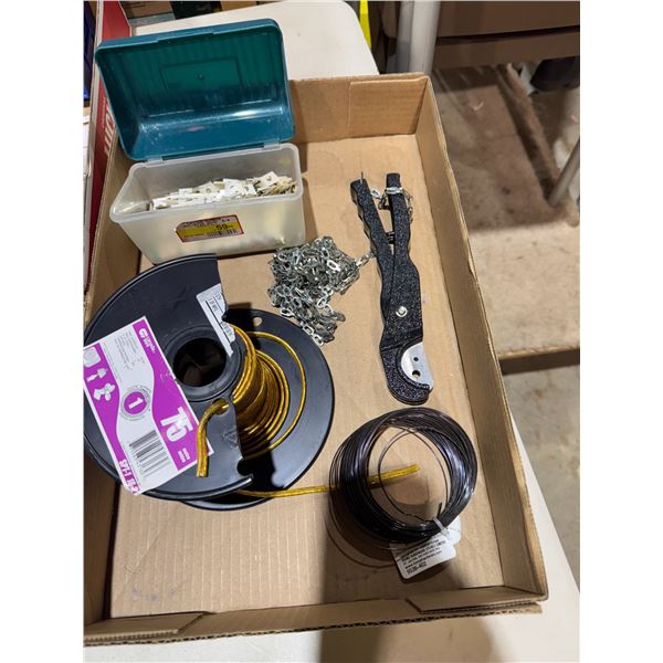 Letters and numbers wire, etc.