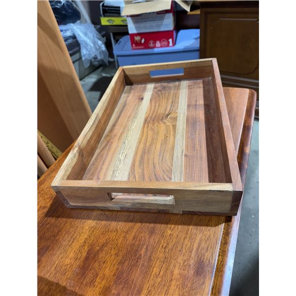 Wood tray
