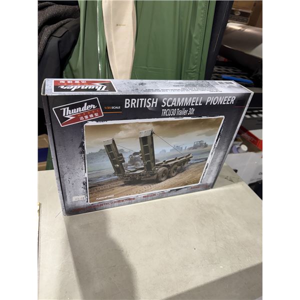 Thunder model, British scammell pioneer TRCU30 trailer 30t