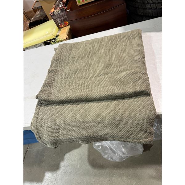 Pottery barn blanket measures 92" x 96"