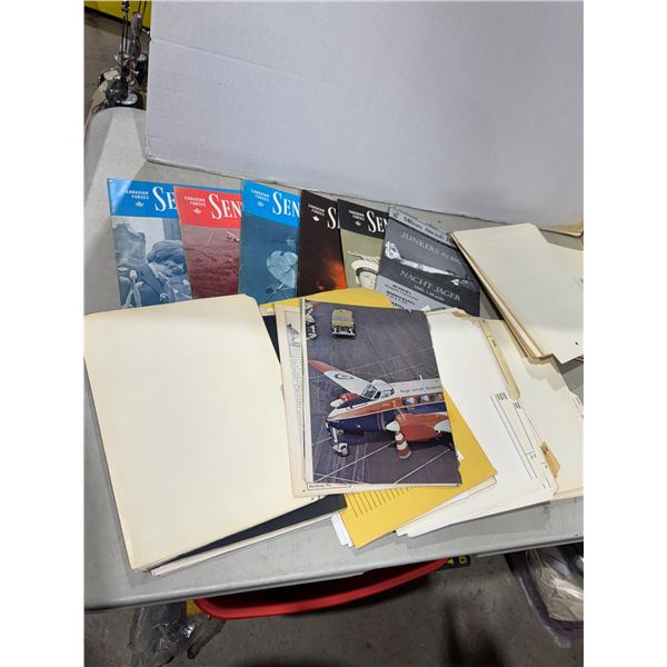 Canadian forces, Centennial, magazines, and other items