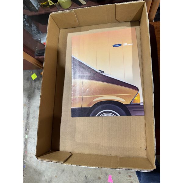 1987 Ford trucks vehicle pamphlet ad advertising