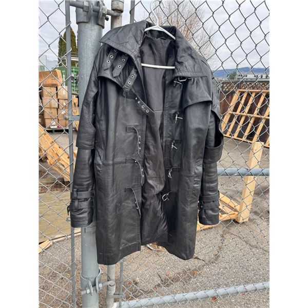 Leather coat, small/medium?