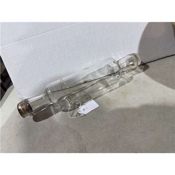 The glass rolling pin