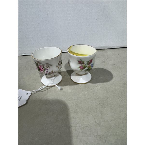 Vintage royal Albert lavender rose egg cups